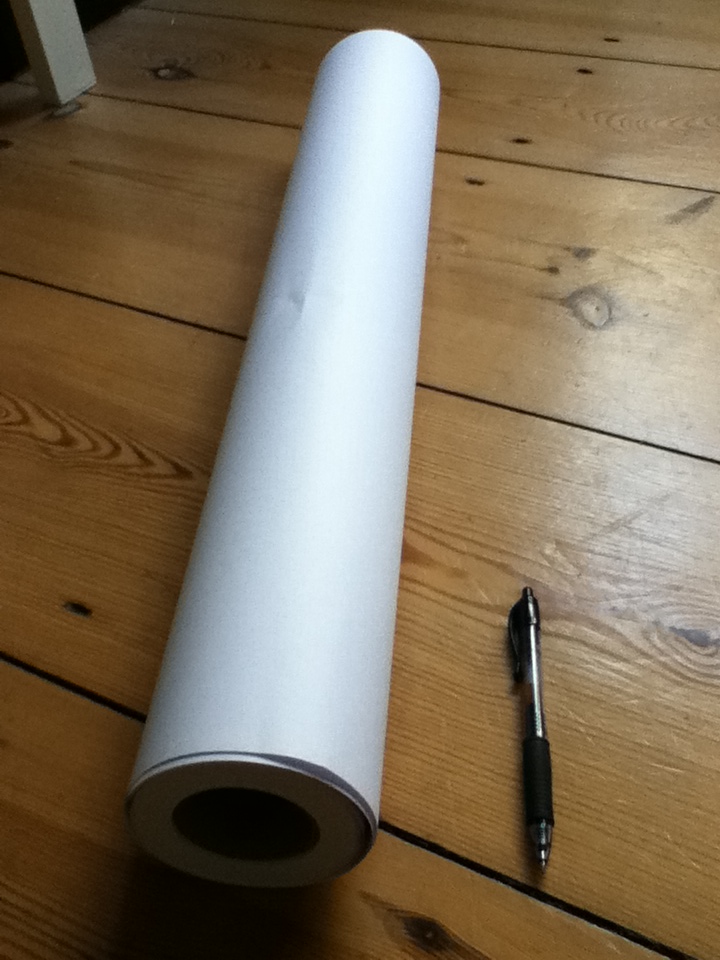 long paper roll